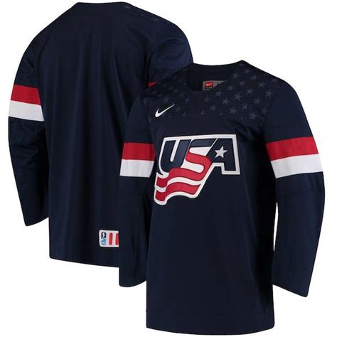 men's nike navy us hockey 2018 winter olympics replica jersey|usa hockey jerseys official.